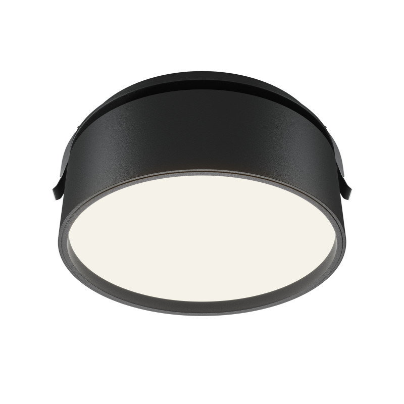 Встраиваемый светильник 12*12*6,6 см, LED, 18W, 4000К, Maytoni Technical ONDA DL024-18W4K-B черный