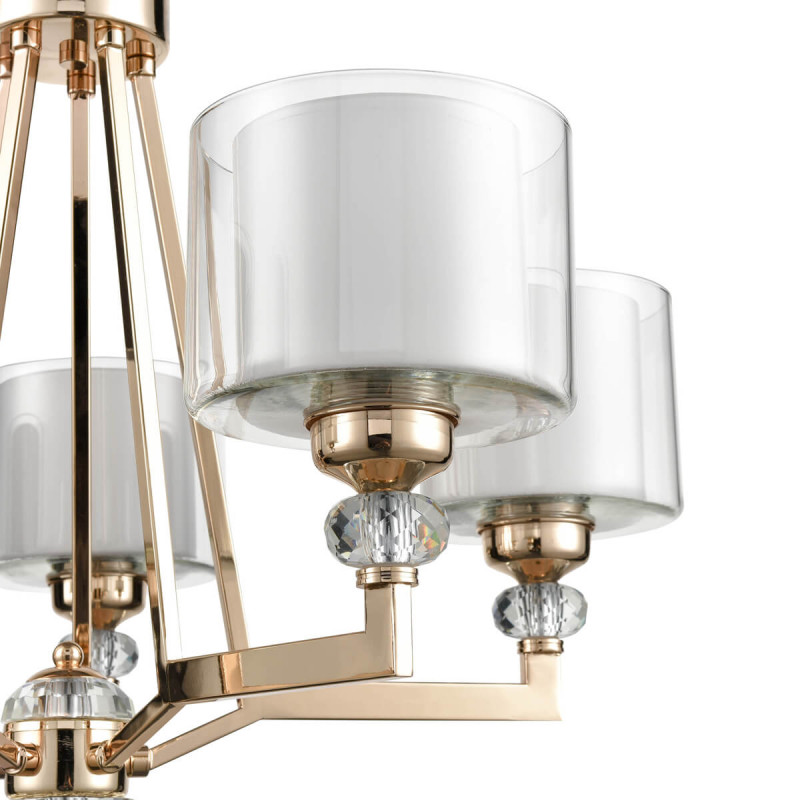 Подвесная люстра  67*100 см, 5*E27 золото Vele Luce Lotus VL1054L05