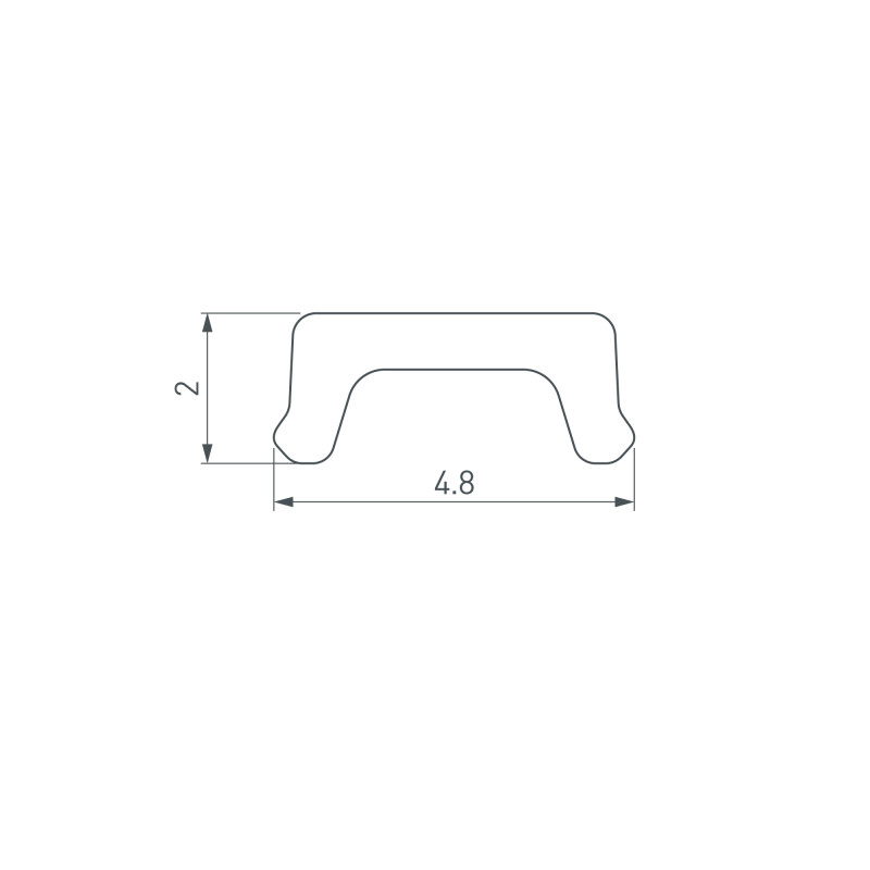 Экран Arlight 037442 200*0,45*0,2 см. Цена указана за 2 метра. Продается кратно 2 метрам.