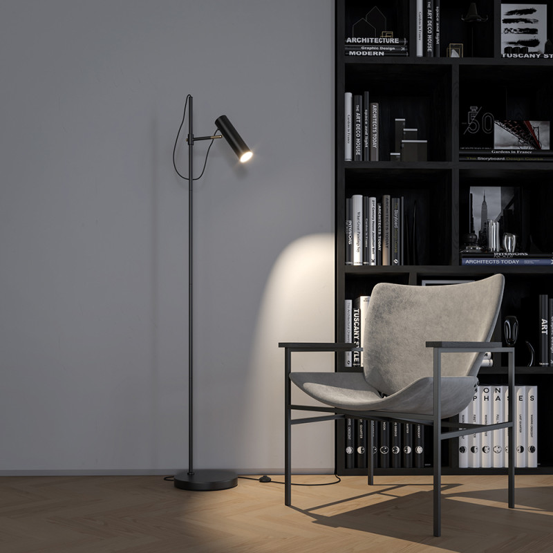Торшер Maytoni Bansky MOD129FL-01B, черный