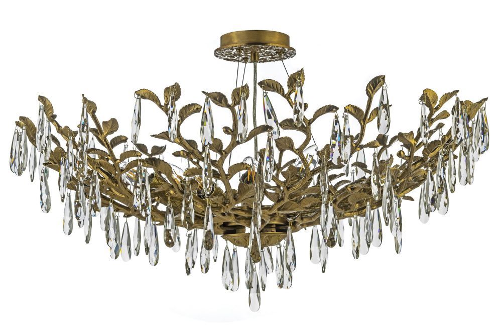 Люстра подвесная *80*53 см, 10*E14*40W, Dio D`arte Acerra Acerra E 1.5.80.100 A, Антик