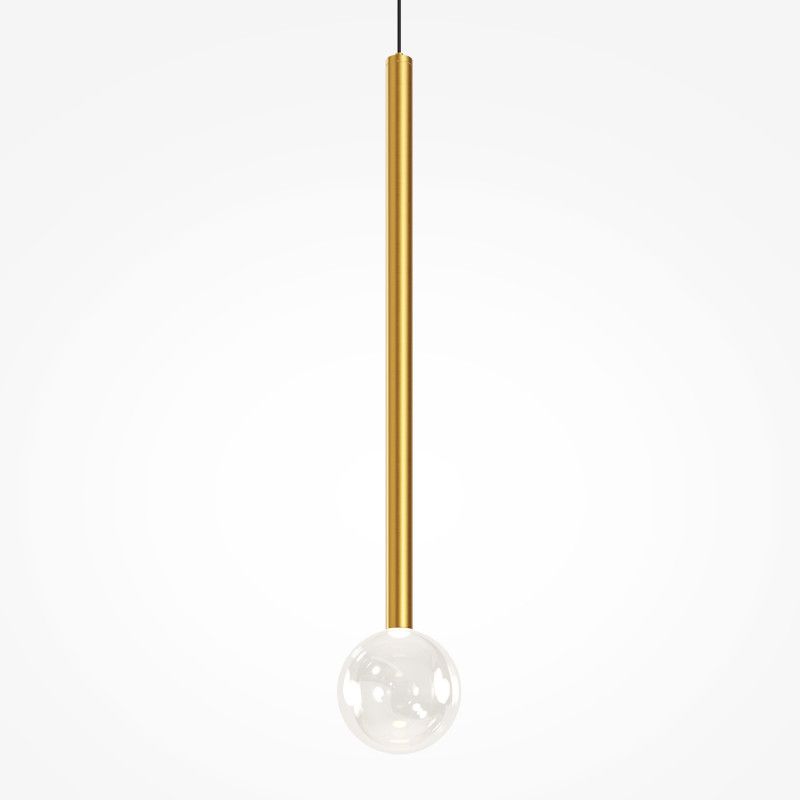 Подвесной светильник 10*10*360 см, LED*3W, 3000K, Maytoni Bubble Dream MOD383PL-L4BS3K, латунный