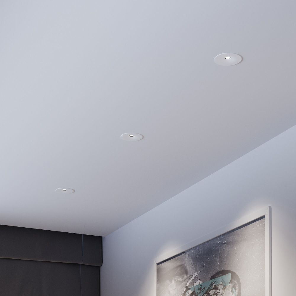 Светильник встраиваемый светодиодный 7 см, вр 5,9 см, 12W, 4000K, Elektrostandard Binnie 15275/LED, белый