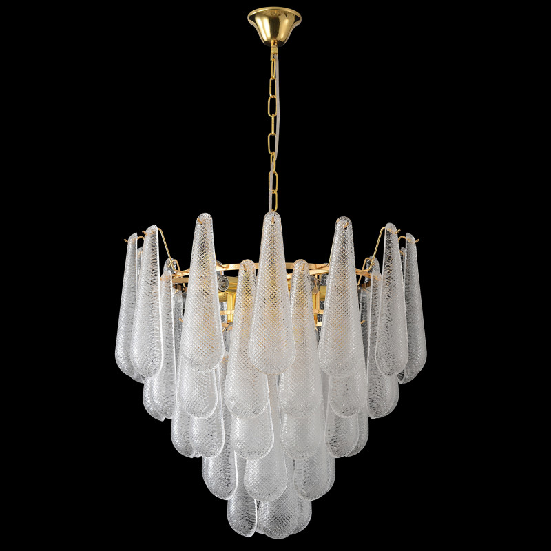 Каскадная люстра 56*155 см, 10*E14, 400W, Crystal Lux FONTAIN SP10 GOLD золотой