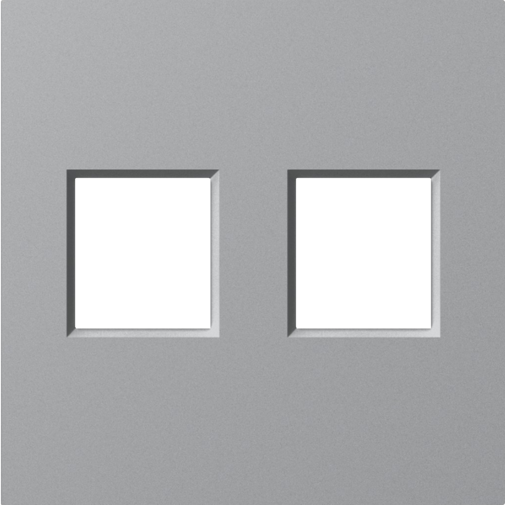 Donel A07 матовый серый накладка 2-я для розеток RJ45,TV,SAT , серия DB, DE86940