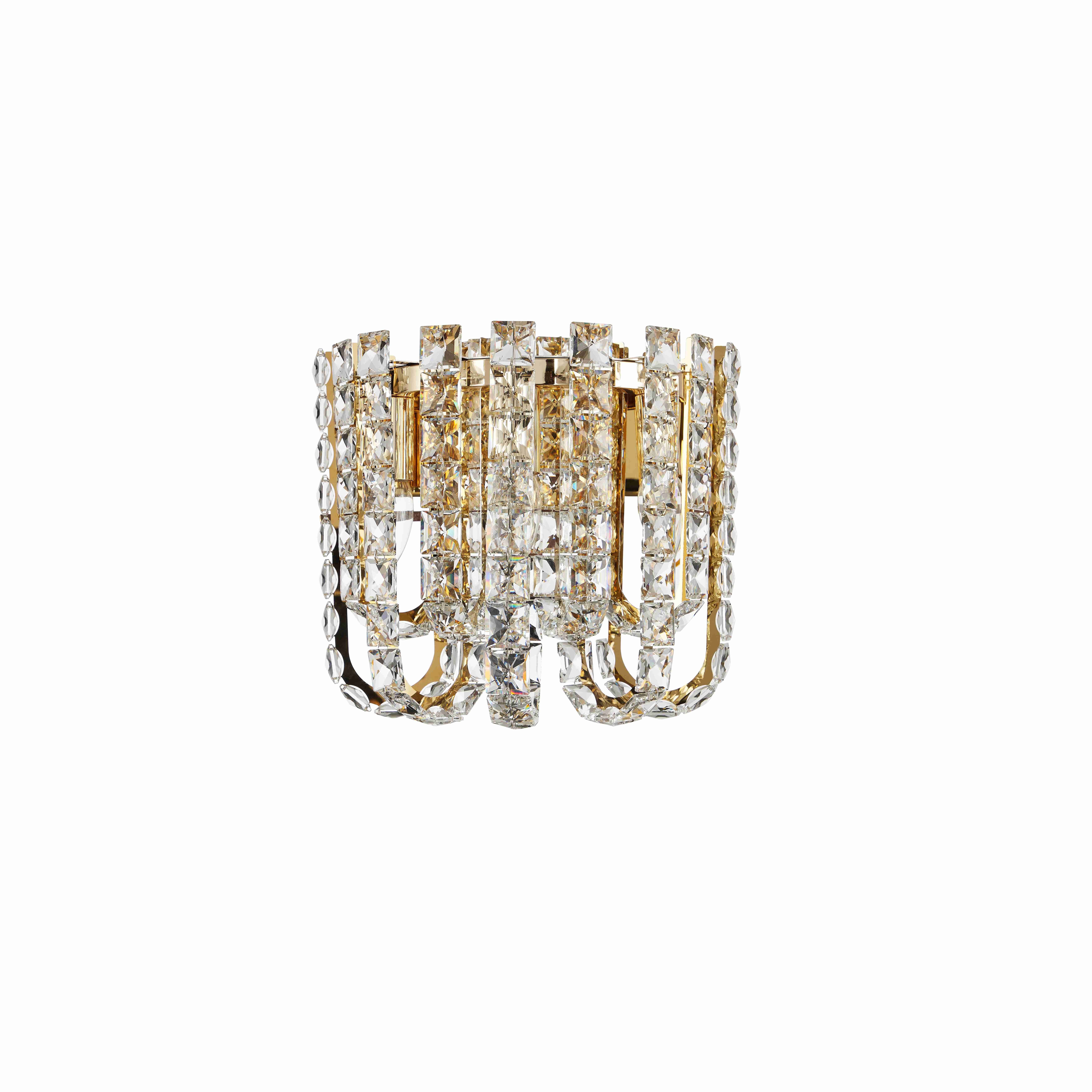Бра 320*280, 3*E14, 40W NewRgy Cristallo NW082-ф320*H280 H GOLD, H GOLD