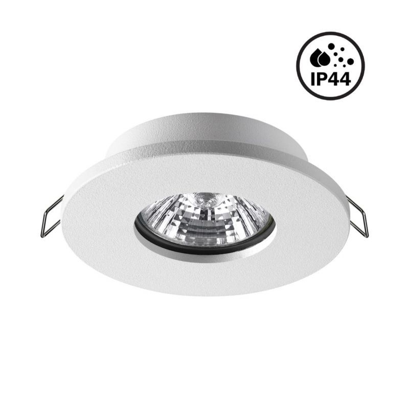 Светильник 8.5/7 см, GU10, IP44 Novotech SPOT 370934, белый