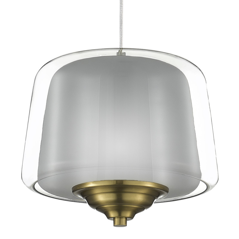Подвесной светильник 29*200 см, LED, 18W, 3000К, ST-Luce PANDORA SL6127.313.01 латунный