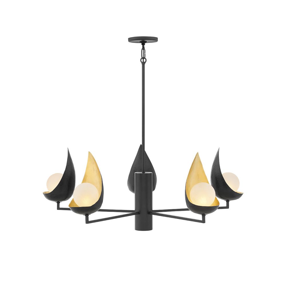 Люстра *91*64-114 см, G9+GU10*W, Natural Concepts Hinkley Ren KL-SURI-F, черный, латунь