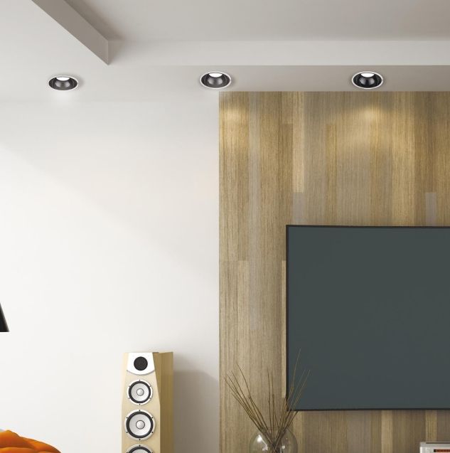 Встраиваемый светильник 9 см, 10W, 4000K, NovoTech SPOT KNOF 358691, белый-черный