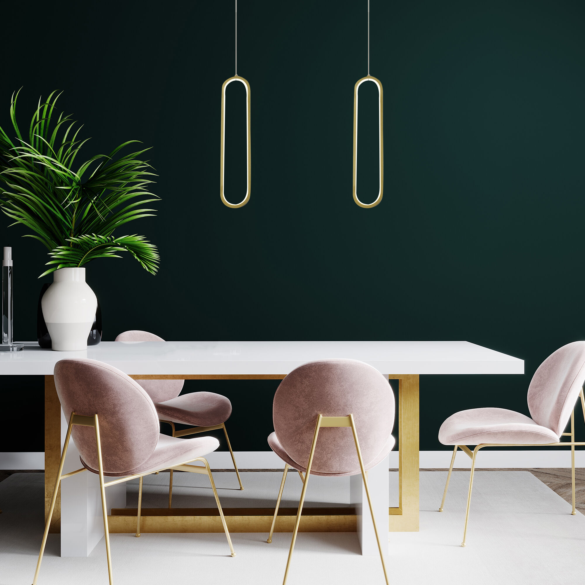 Подвесной светильник 14*14*110 см,  LED*17.1W, 4200 К, Eurosvet Spire 90269/1, черный/золото;черный