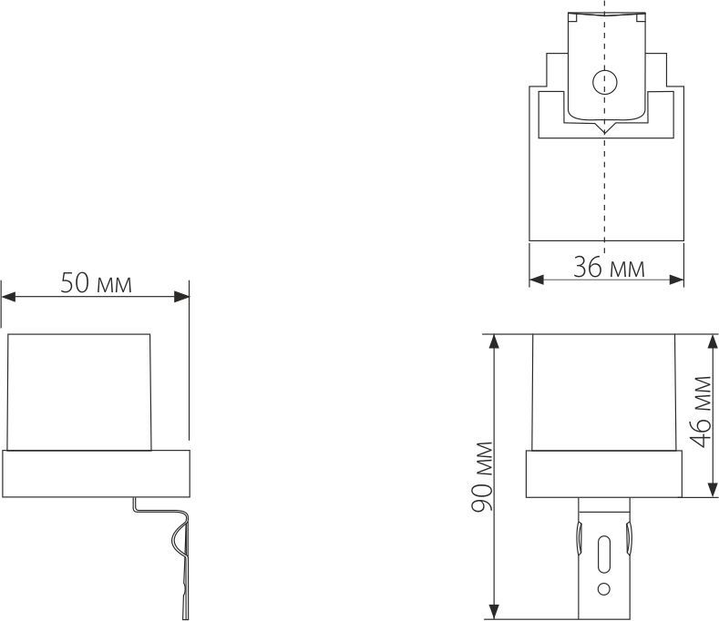 Датчик освещенности 1200W IP44 SNS-L-06 белый Elektrostandard