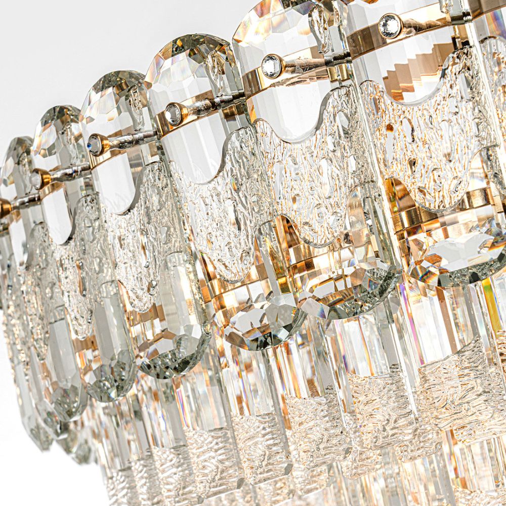 Люстра 80 см, 15*Е14*40W, Modelux  ML.7092.800 GD, Золото