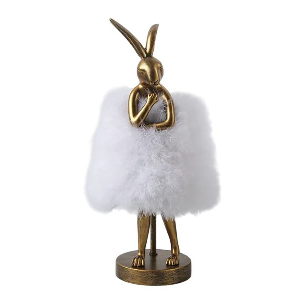 Настольная лампа 16*16*38 см, 1*E14 Gerhort G92006S/1T GD WT, Золото