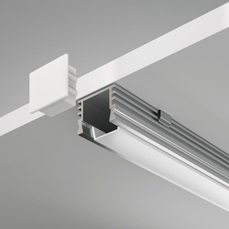 Алюминиевый профиль накладной 2000*16*12 мм Maytoni Technical Led Strip ALM005S-2M Серебро, цена за штуку