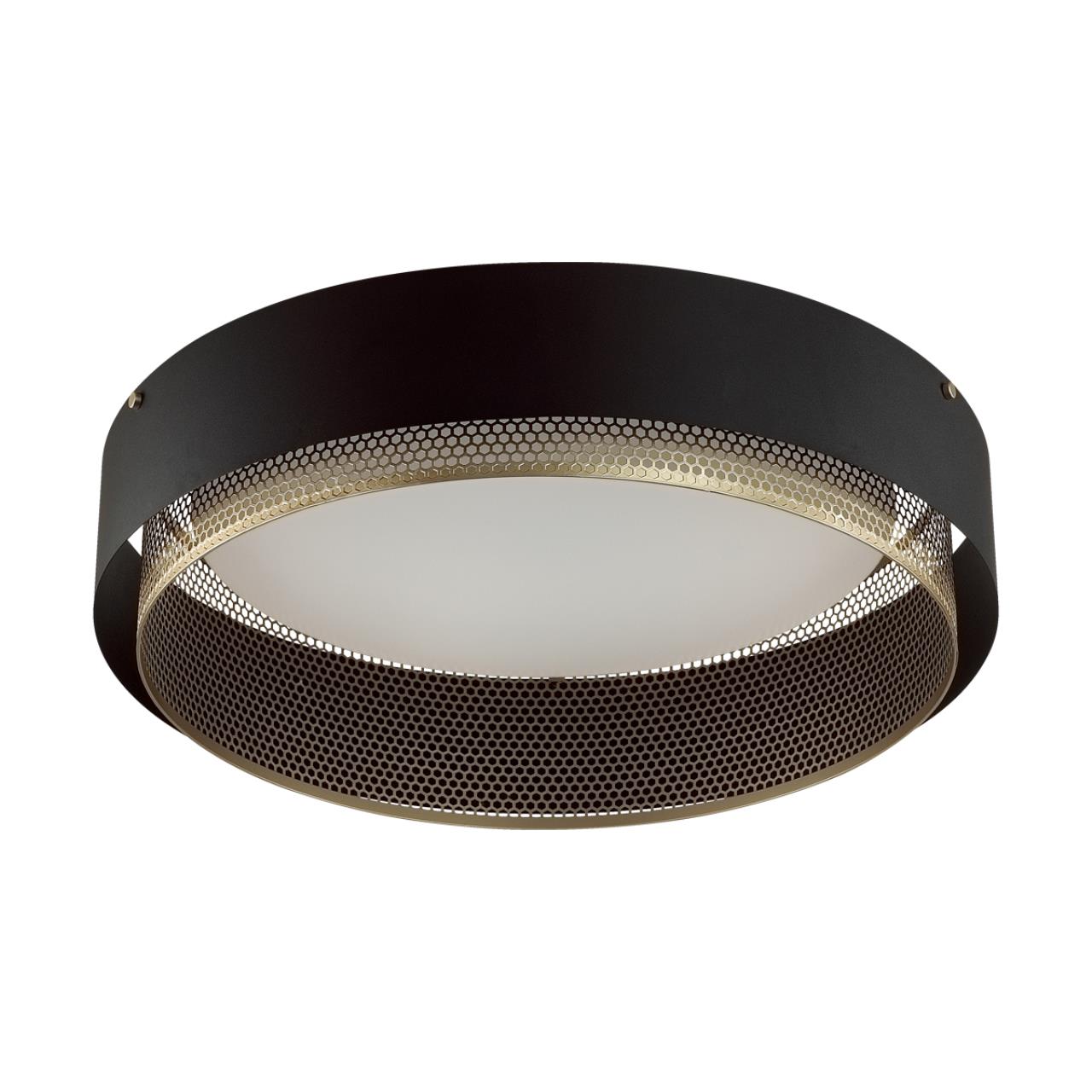 Потолочный светильник *61*15 см, LED 1*80W, 3000-6000 К, Sonex Antey 7692/80L, белый/черный/шампань
