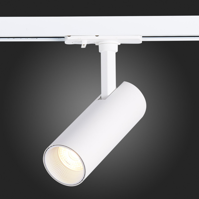 Трековый светильник 14*5 см, 10W, 4000K ST LUCE ST350.546.10.36 Матовый белый