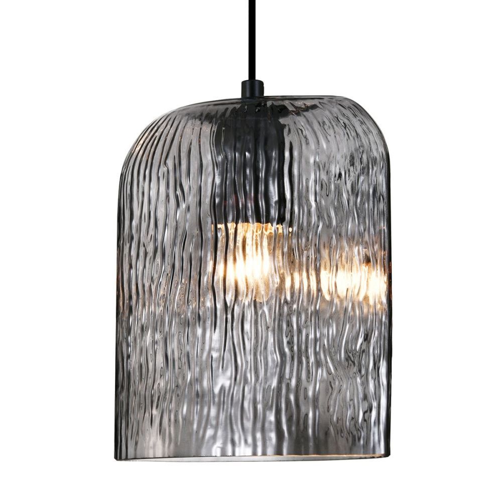 Подвесной светильник 18.5 см, Indigo Pioggia 11073/1P Smoke V000612, черный