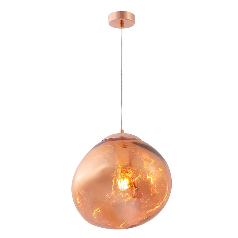 Светильник подвесной Crystal Lux MALAGA SP1 D280 COOPER Медь снят с производства