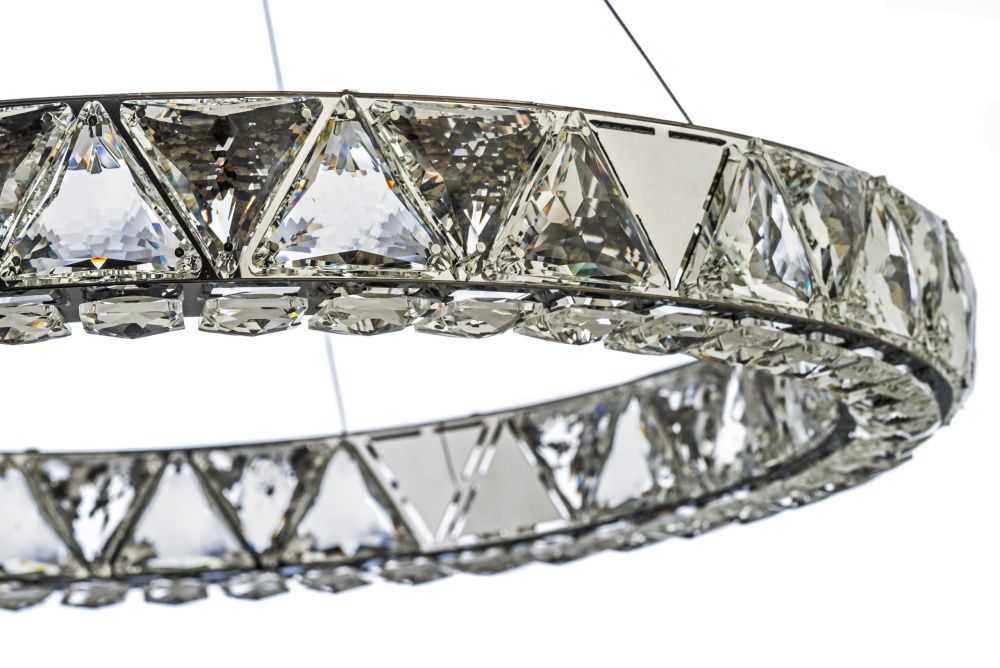 Люстра подвесная *60* см, Led лента*LED*60W, 3300/4200/6500K, Dio D`arte Daiano Daiano L 1.5.60.100 N, Никель