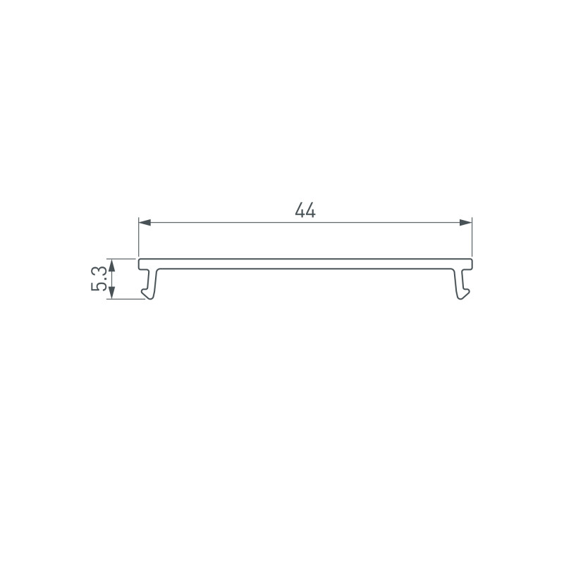 Экран Arlight 018648 200*4,8* см. Цена указана за 2 метра. Продается кратно 2 метрам.