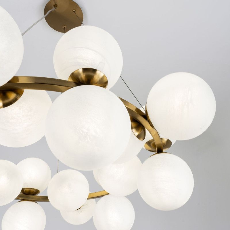 Подвесной светильник 85*80/120 см, 24*Е14 MODESTYLE MS.6117.24 BS латунь