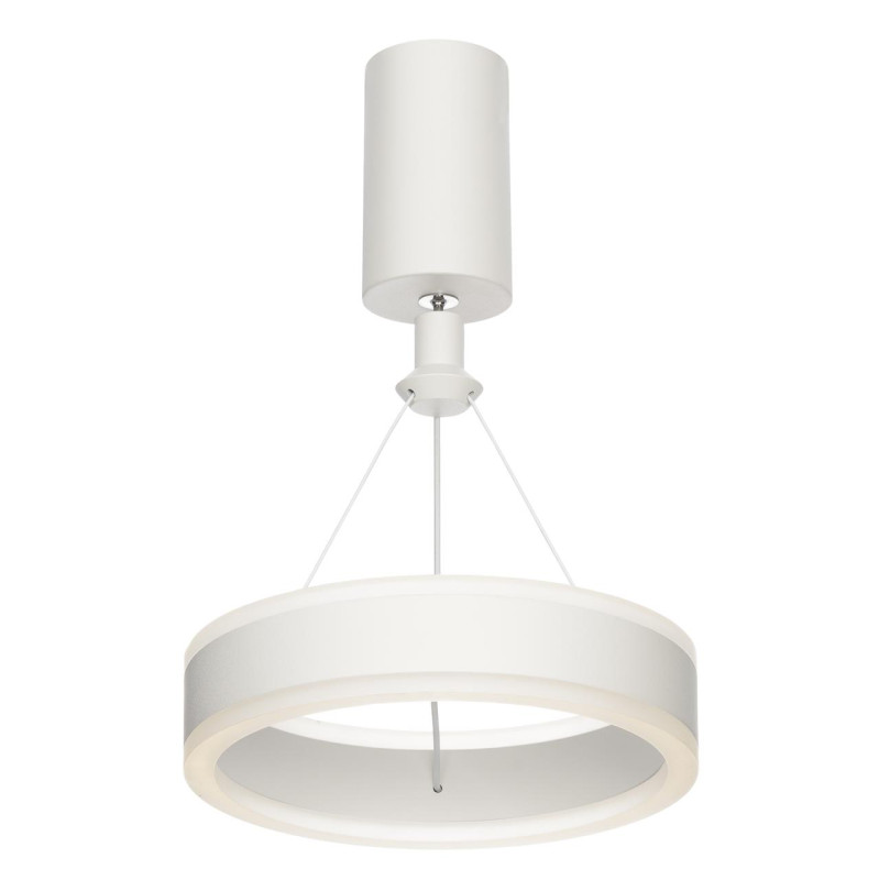 Подвесной светильник 20*30/125 см, 20W 4000K Citilux CL719010 Дуэт Белый С