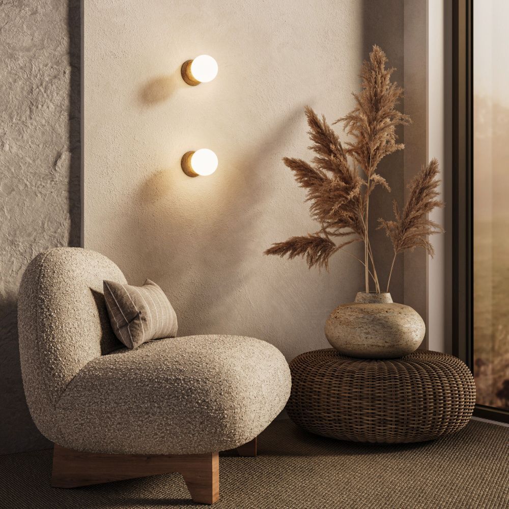 Светильник 10 см, Eurosvet 4690389218651, травертин