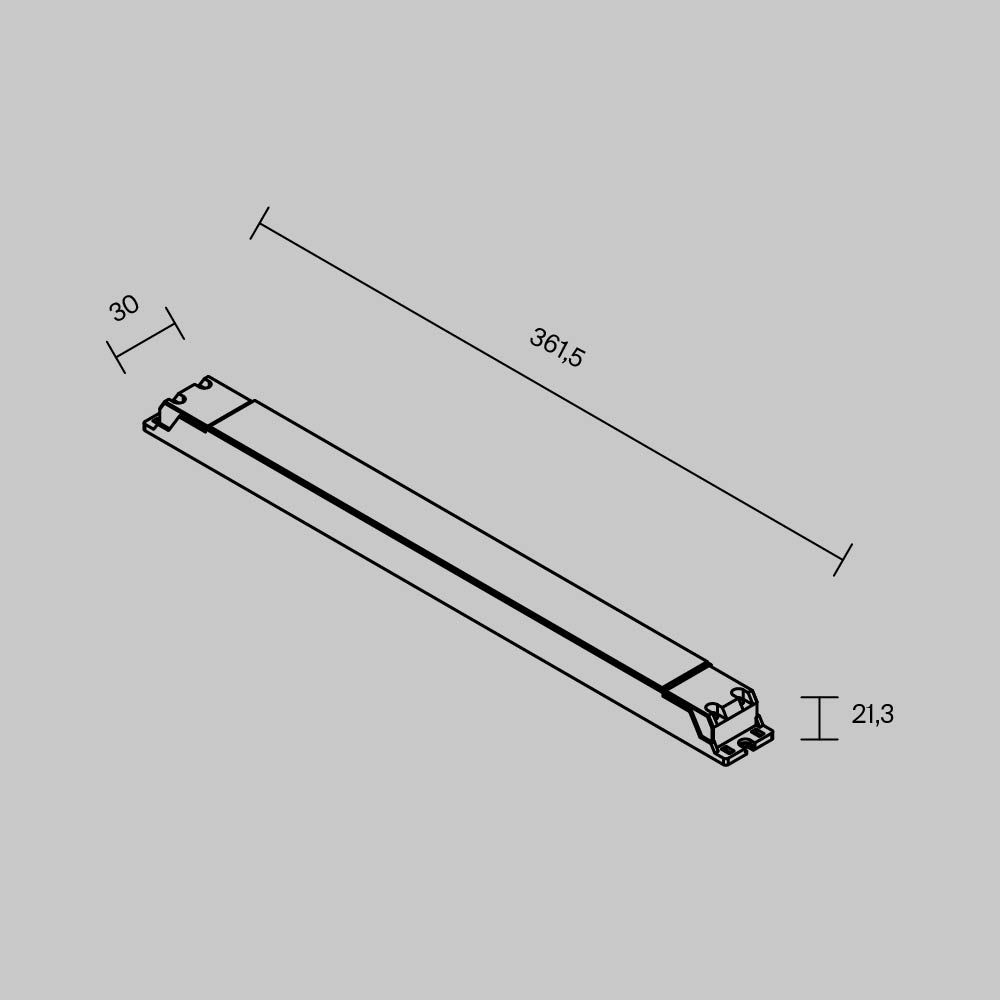 Источник напряжения 24V PSL018-60W-DALI-DT6-IP20 Maytoni Lighting control  725006