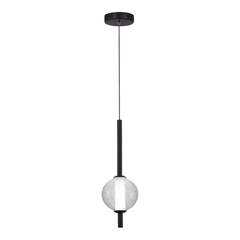 Светильник подвесной светодиодный PEEK 1*LED*8,5W 3000K ST LUCE SL6120.403.01 черный