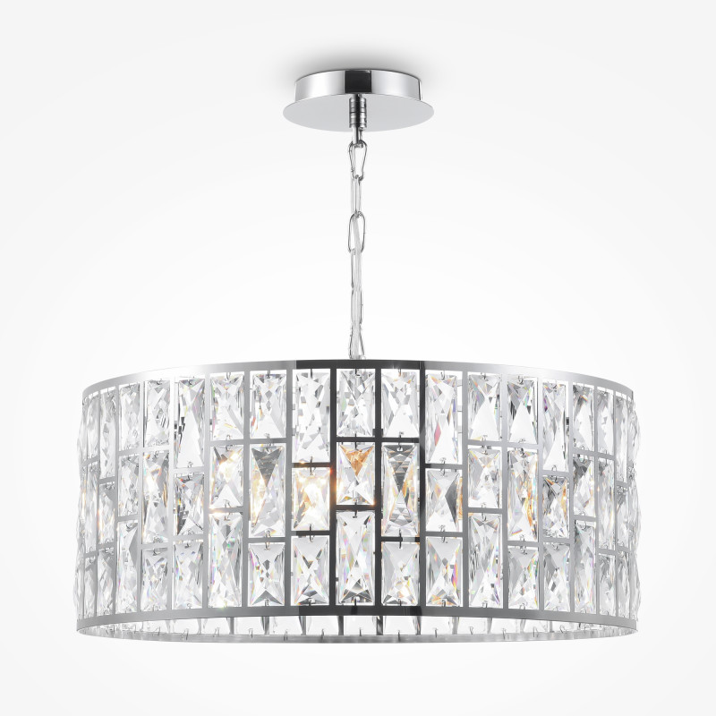 Светильник подвесной Maytoni Gelid MOD184-PL-04-CH, диаметр 50 см, хром
