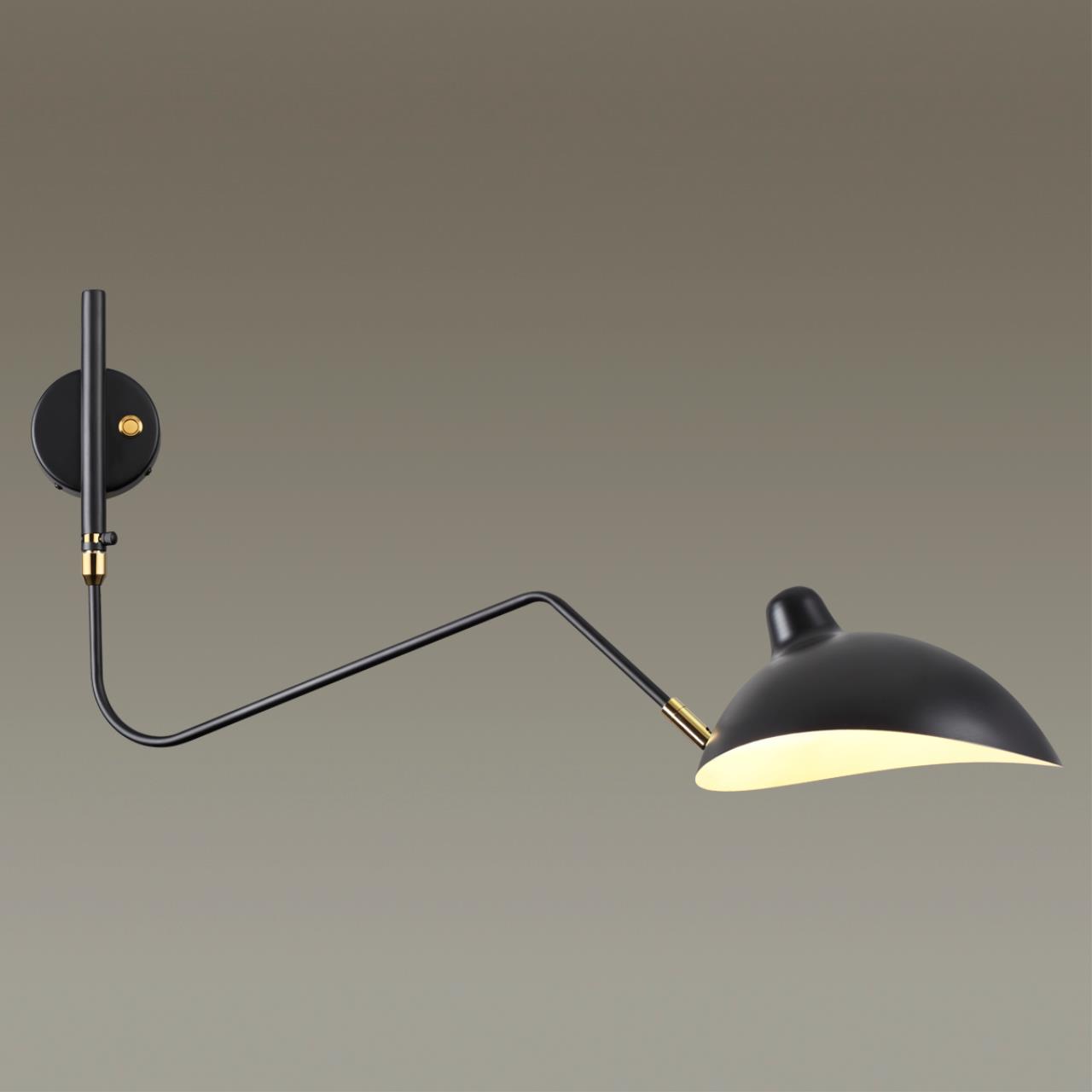 Настенное бра Odeon Light Kerbi 4830/1W, черный