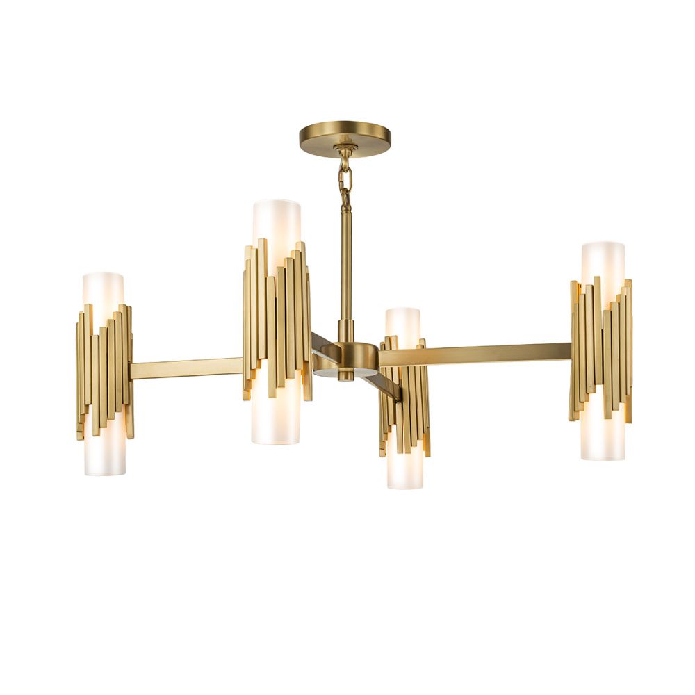 Люстра Elstead Lighting, Арт. MARVELE8-AB-OPAL