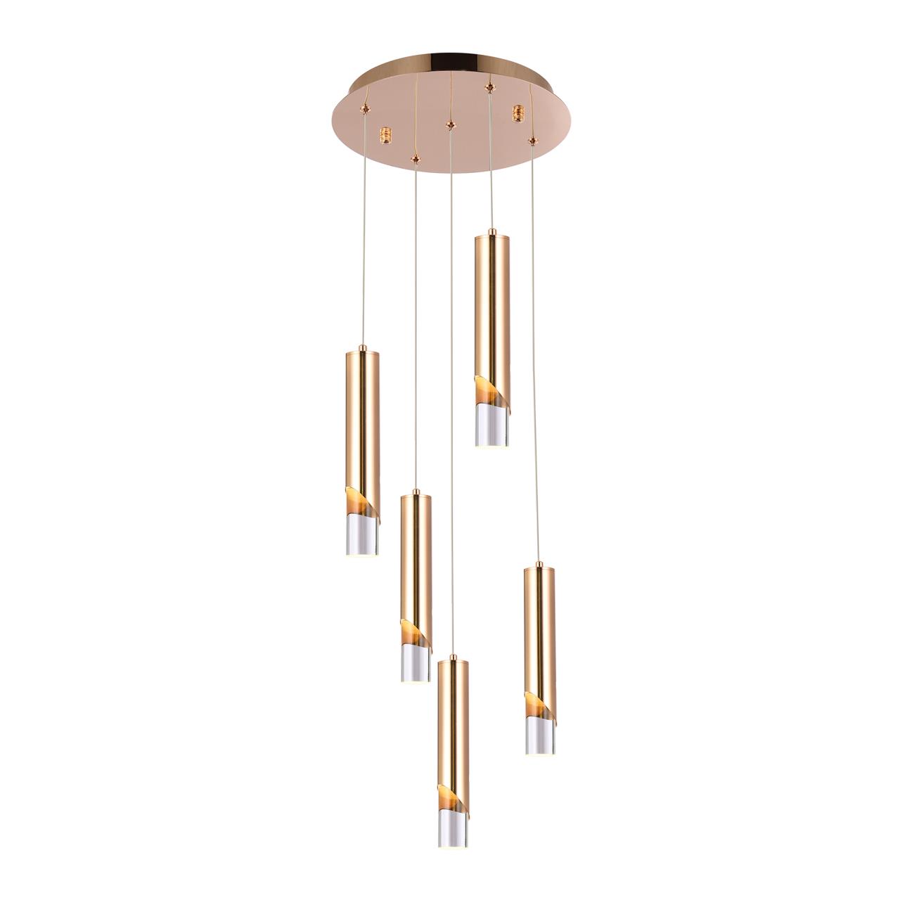 Подвесной светильник 31*31*100 см, LED 25W, 4000K, Золото MODELUX ML.3317.5