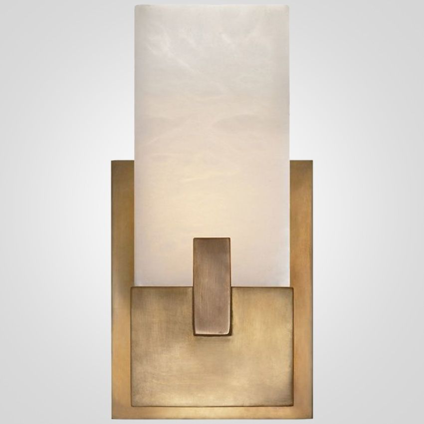 Бра Covet Short Clip Bath Sconce 18*12*35 см, 1*E27*60W, ImperiumLoft 44.297, Латунь