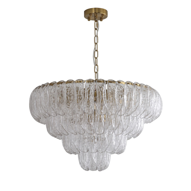 Каскадная люстра *80*106 см, 15*E14*40W, Indigo Dalia V000375, бронзовый, 12034/15P Brass