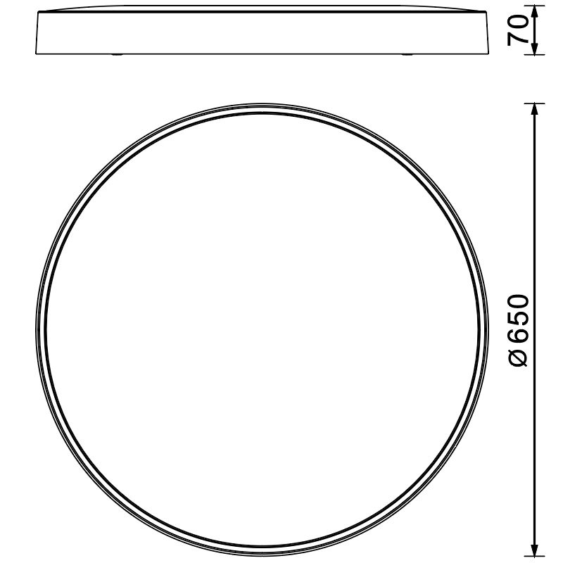Светильник 65*7 см, вр  см, *LED*50W, 2700-4000K, Mantra Cumbuco Ii MAN8843, под дерево