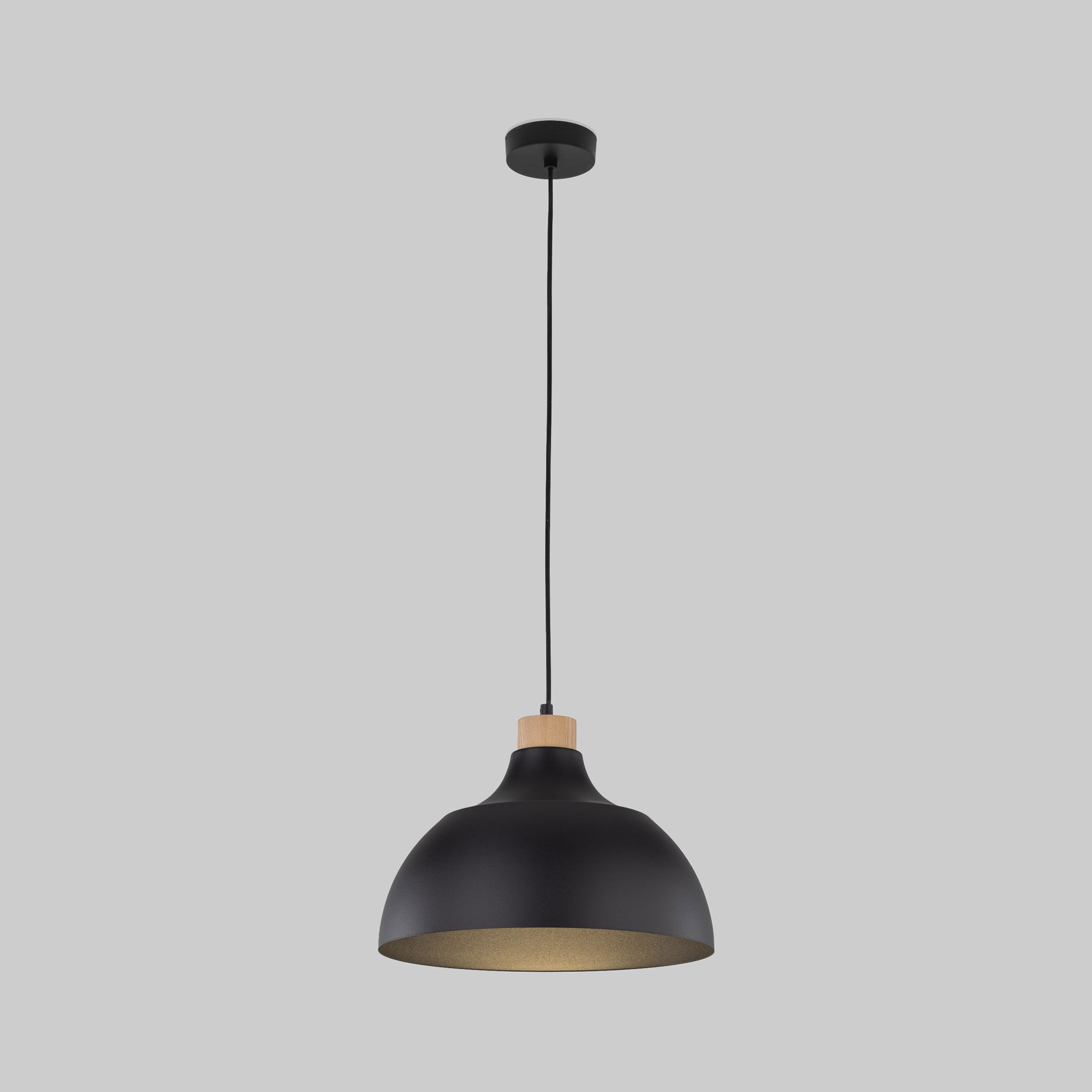 Подвесной светильник 34*34*170 см, 1*E27, W,  TK Lighting Cap 2071, черный