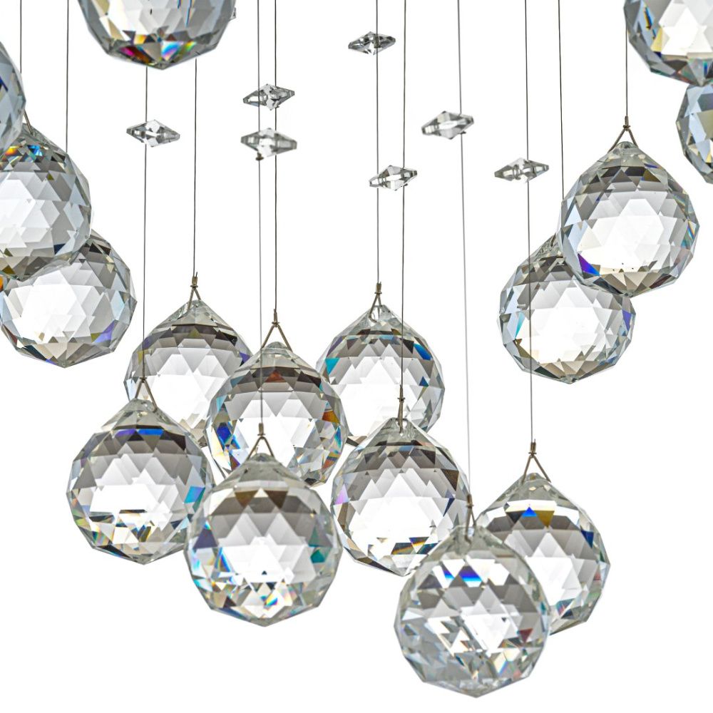 Люстра *55*114 см, 8**40W, Dio D`arte Tesoro Nickel Tesoro H 1.4.55.105 N, никель