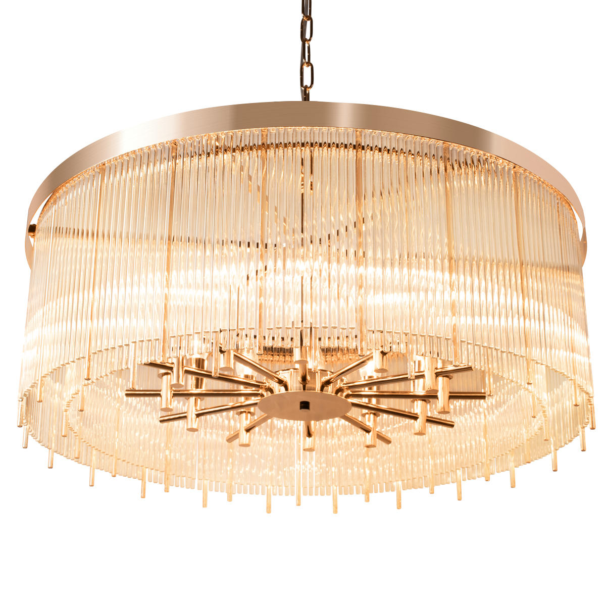 Подвесной светильник 80*30 см, 12*E14 LOFT IT Montana французское золото 10299/800 French gold