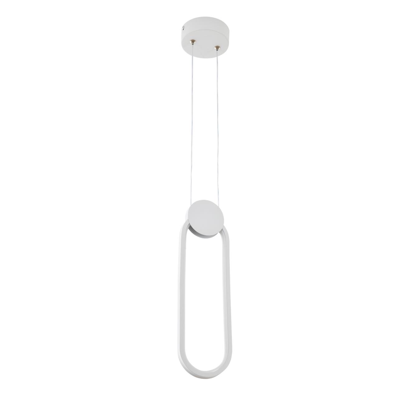 Подвесной светильник 11*2*164 см, LED 24W, 3000 / 6000K, Белый LED4U 8577