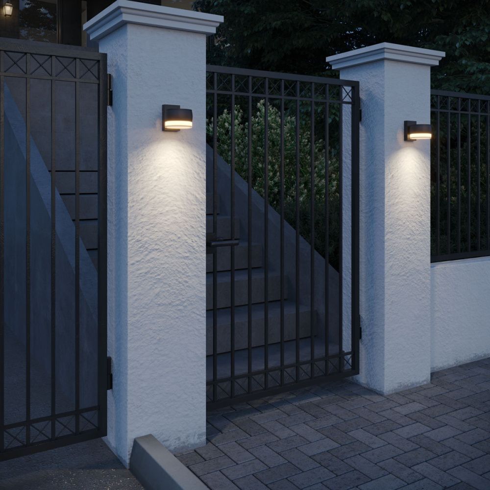 Светильник ландшафтный с переключателем цв. температуры 12 см, 8W, 2700-4000K, Novotech 359719, черный