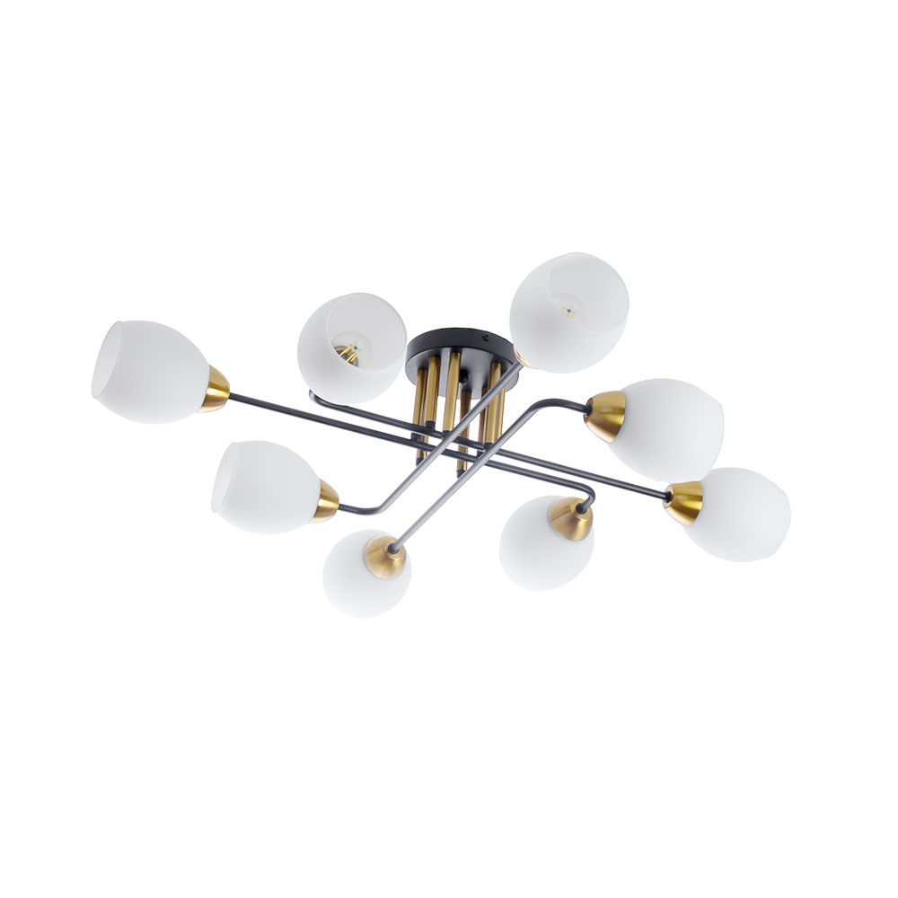 Люстра 20*83 см, 8*E27, 60W, Arte Lamp Andrea A8141PL-8BK, Черный