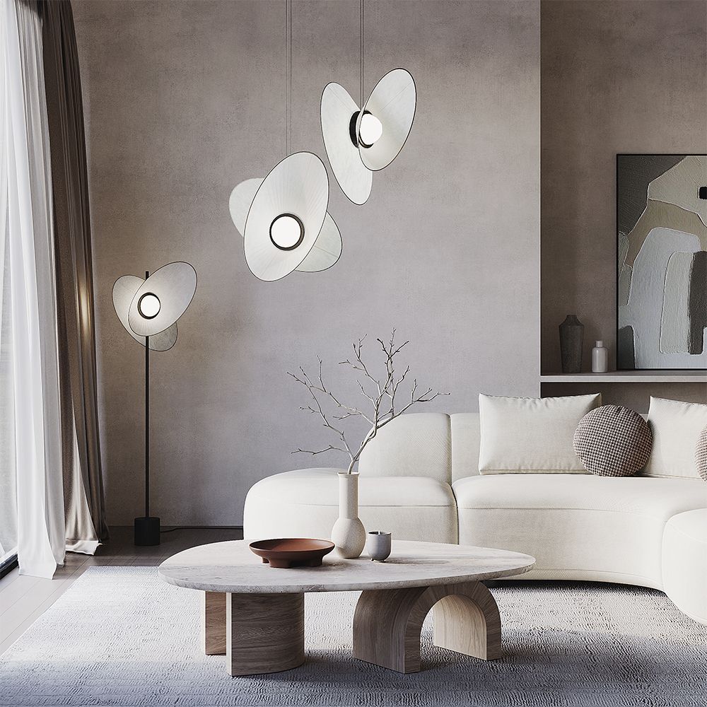 Подвесной светильник 17,6*52*37-347 см, LED*9W, 3000K, Maytoni Evolution MOD396PL-L10GR3K, Черный