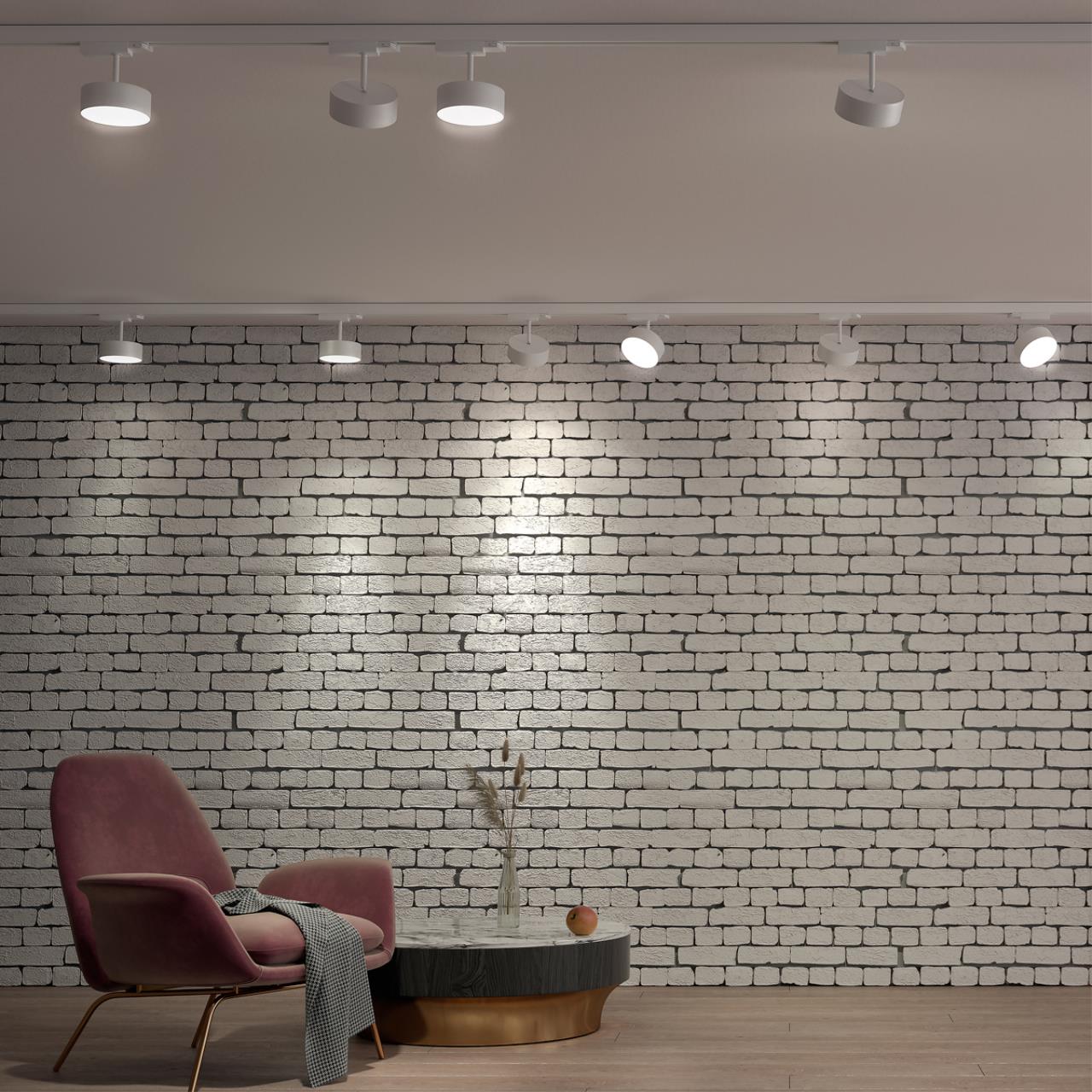 Трековый светильник Novotech Port 358758, 4000k, 24W, белый