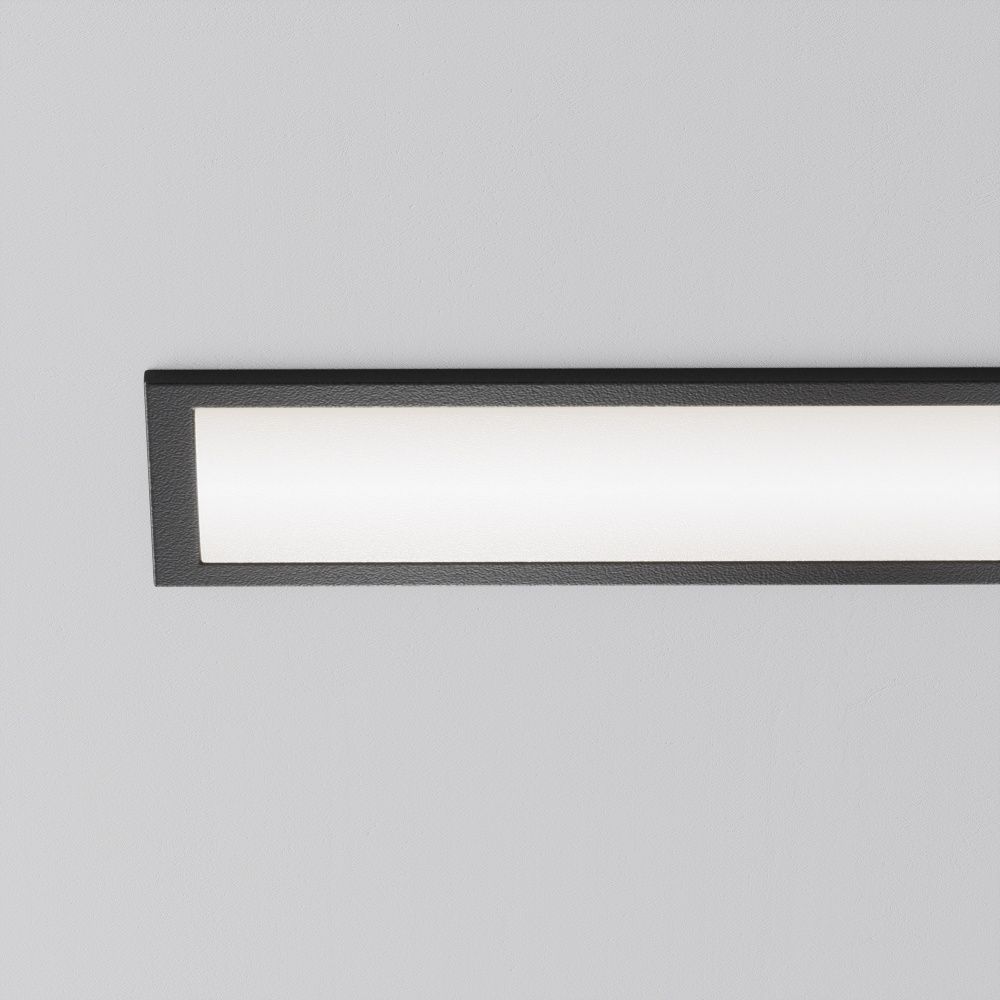 Встраиваемый светильник  DL066-12W3-6K-B 13,15*3,1*-3,95 см, *LED*12W, 6000K, Maytoni technical Basis DL066-12W3-6K-B, Черный