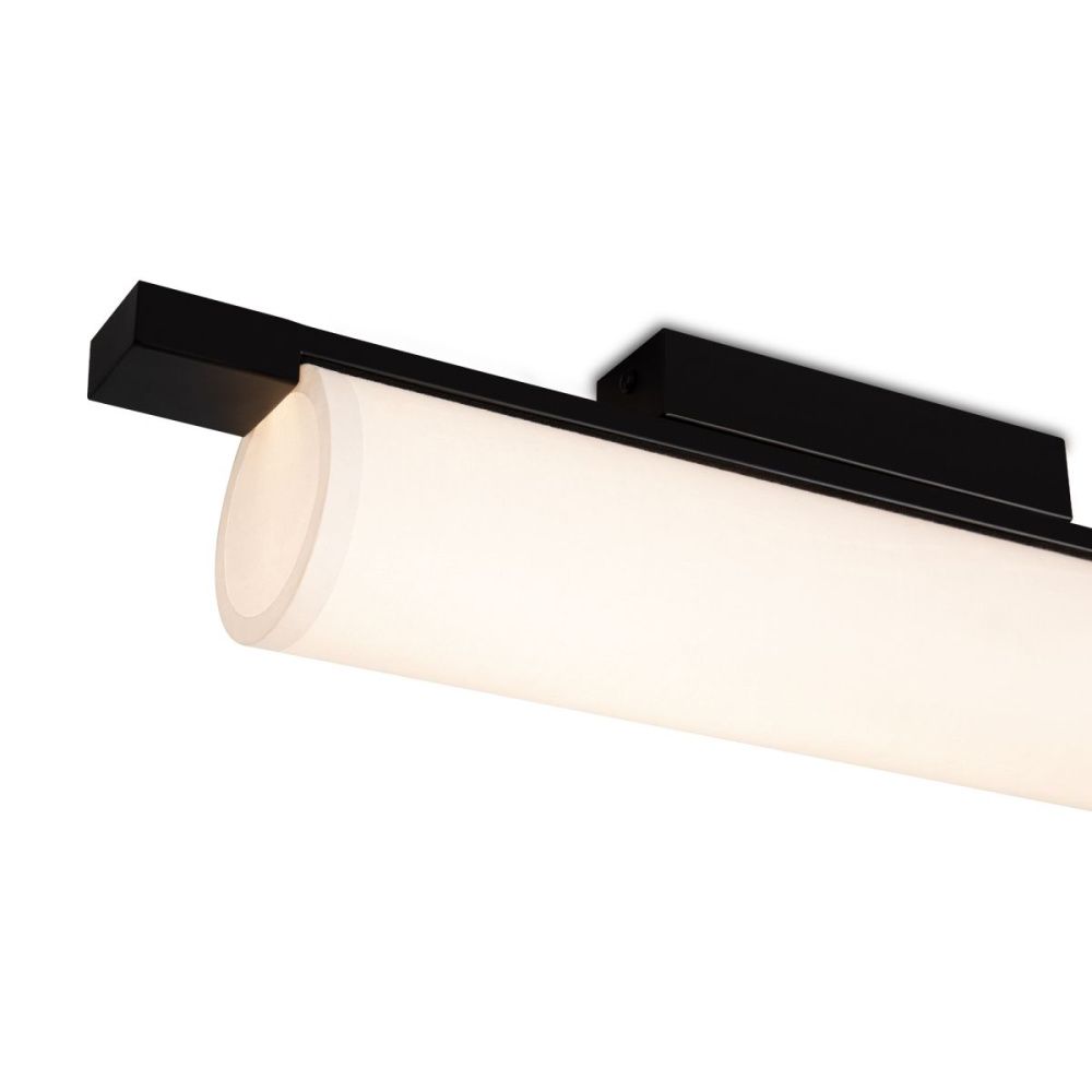 Потолочный светильник 50 см, 20W, 2700-4000K, Freya Even FR5625CL-L20B, черный