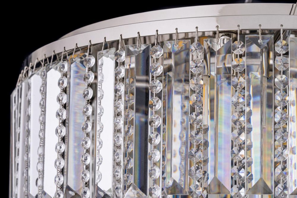 Люстра подвесная *50*19 см, 8*G9*40W, Arti Lampadari Milano Milano E 1.5.D50.505 N, Никель