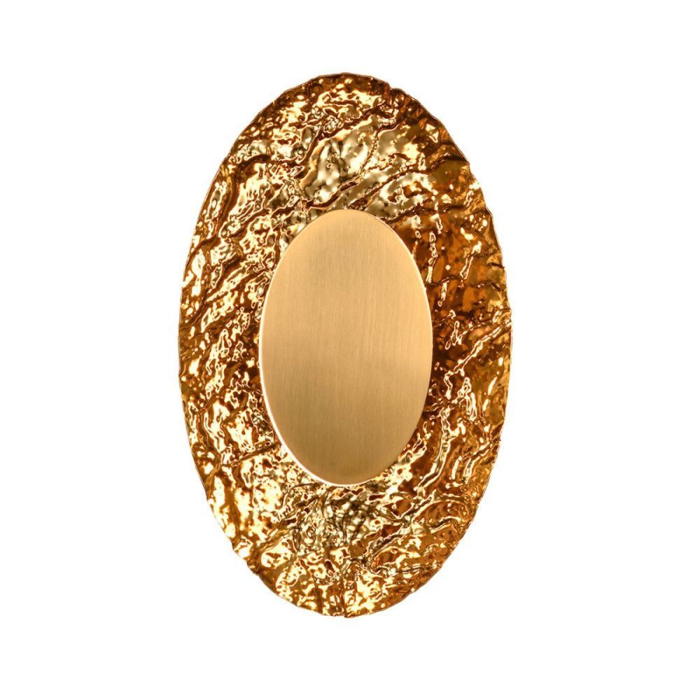 Настенный светильник 43 см, 10W, 3000K, Indigo Amuleto 11071/B/1W Brass V000212L, бронза