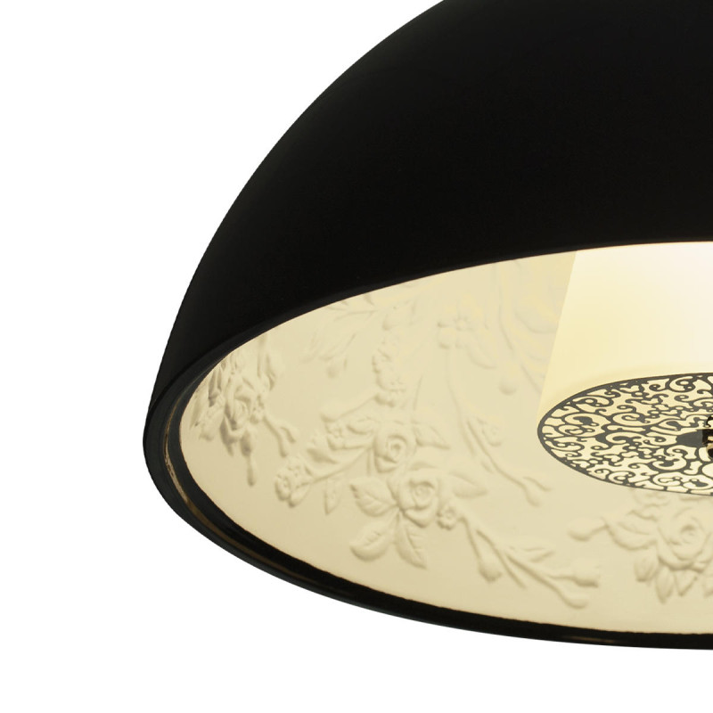 Светильник *40 см, 1*E27*60W, Loft It 10106/400 Black Mirabell, Черный